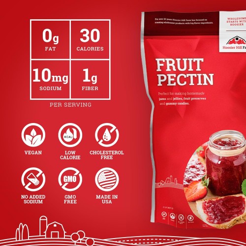 Hoosier Hill Farm Fruit Pectin, 2LB (Pack of 1)