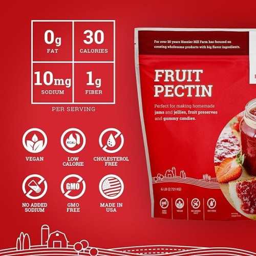 Hoosier Hill Farm Fruit Pectin, 6LB (Pack of 1)