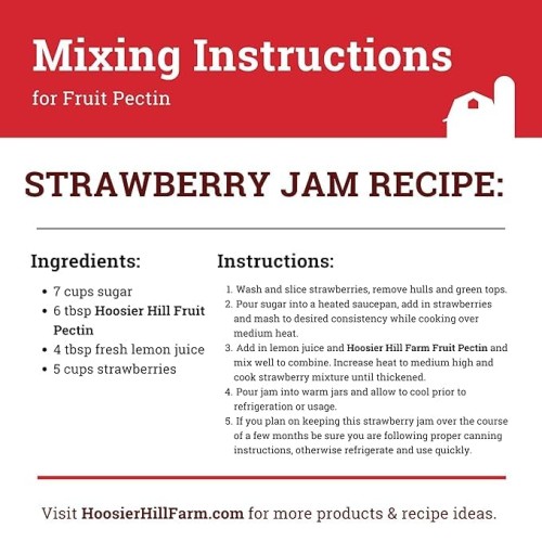 Hoosier Hill Farm Fruit Pectin, 6LB (Pack of 1)