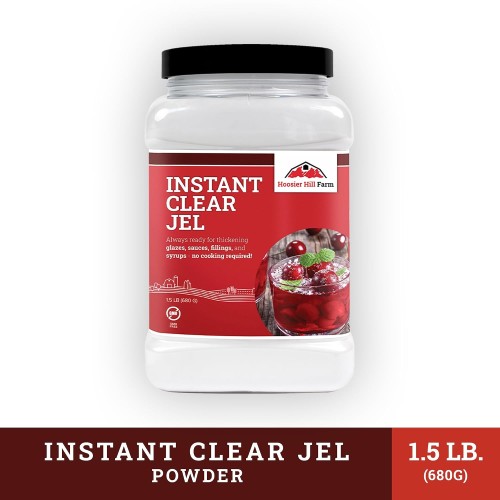 Hoosier Hill Farm Instant Clear Jel Thickening Powder, 1.5LB (Pack of 1)