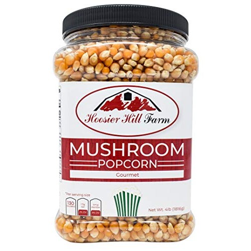 Hoosier Hill Farm Gourmet Mushroom Non-Gmo Popcorn Lovers, 4 Pound