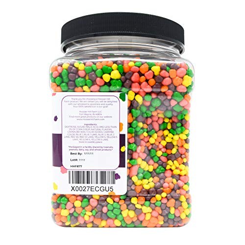 Hoosier Hill Farm Nuggets Candy 1.75Lb Jar, Tart &Amp; Sweet Crunchy