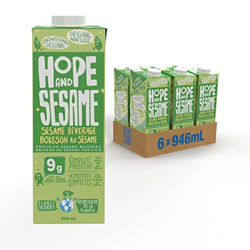 Hope And Sesame Unsweetened Original Sesame Milk For Baking And