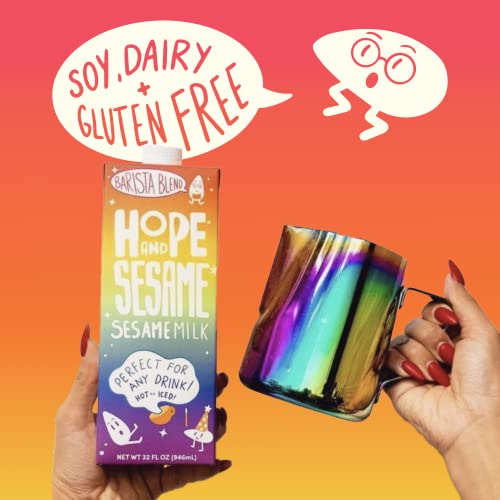 Hope and Sesame Barista Blend Sesame Milk 32oz carton, 6-pack ...