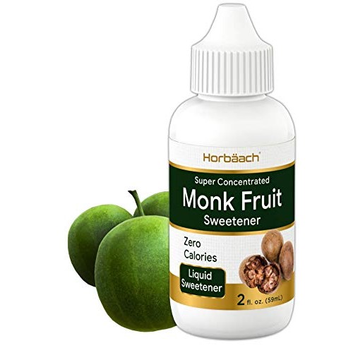 Monkfruit Sweetener Drops | 2 Fl Oz | Zero Calorie Sugar Substit