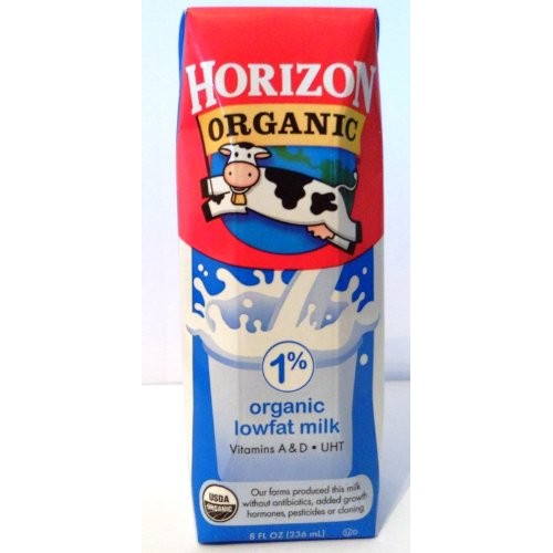 Horizon Organic Lowfat Milk 8-Oz Pack Of 12