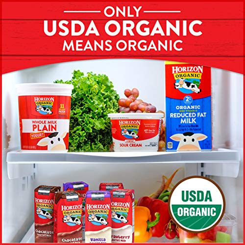 Horizon Organic, Low Fat Milk With Dha Omega-3, Vanilla, 8-Oz As