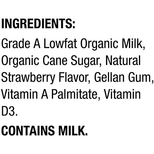 Horizon Organic Low Fat Organic Milk Box, Strawberry, 8 Ounce P