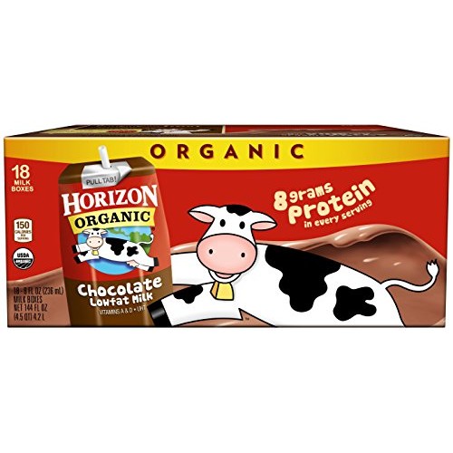 Horizon Organic, Lowfat Organic Milk Box, Chocolate, 8 Fl. Oz