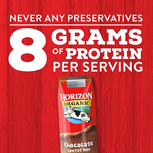 Horizon Organic Shelf-Stable 1% Lowfat Milk Boxes, Chocolate, 8