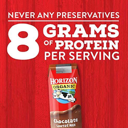 Horizon Organic, Lowfat Organic Milk Box With Dha Omega-3, Choco