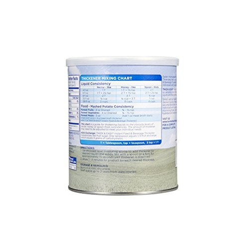 Thick &Amp; Easy Instant Food And Beverage Thickener, 8 Ounce