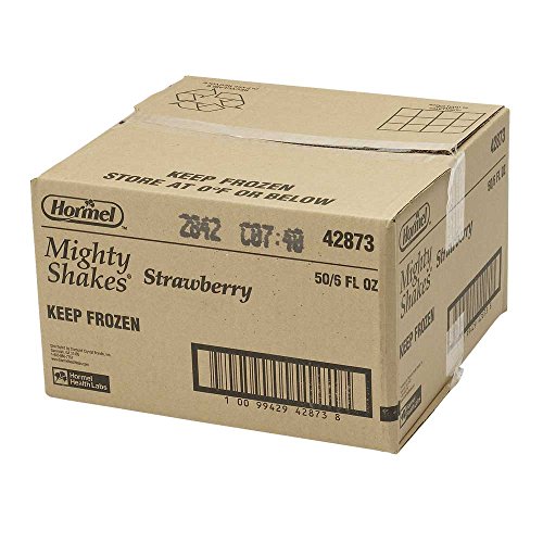 Mightyshakes Strawberry Shake Beverage, 6 Ounce -- 50 Per Case.