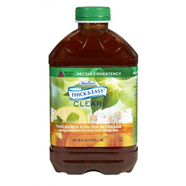 Thick &Amp; Easy Clear Thickened Iced Tea, Nectar Consistency, 46 Ou