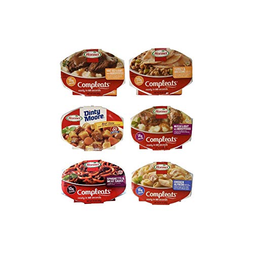 Hormel Compleats Meals - Variety Flavors 6 Count - 7.5 To 10 Ou Hormel Compleats Meals - Variety Flavors 6 Count - 7.5 To 10 Ou