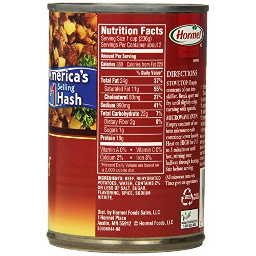 Hormel Marys Kitchen Corned Beef Hash, 14 Ounce, 6 Count