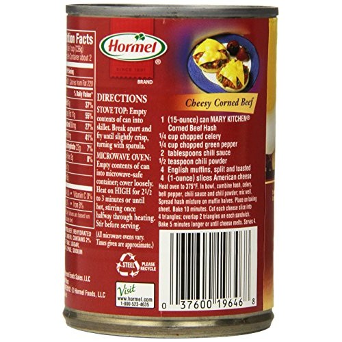 Hormel Marys Kitchen Corned Beef Hash, 14 Ounce, 6 Count