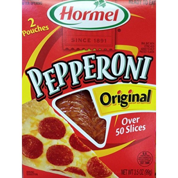 Hormel PEPPERONI Original 3.5oz 5 Pack