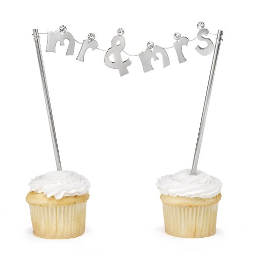 Hortense B. Hewitt Mr. And Mrs. Banner Cake Pick Wedding Accesso