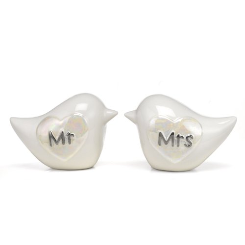 Hortense B. Hewitt Cake Top Wedding Accessories, Porcelain Love