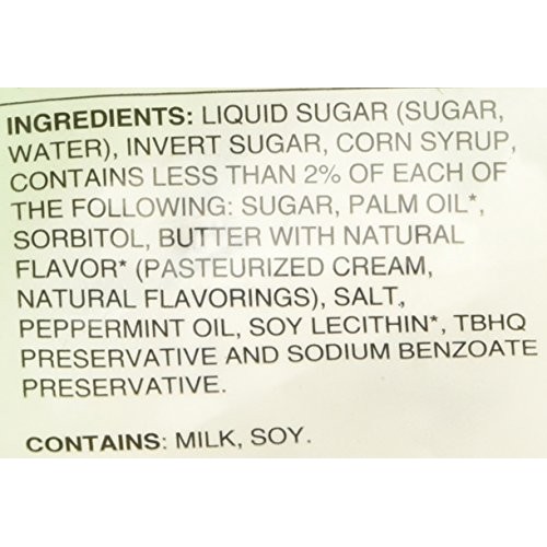 Hospitality Mints Buttermints, Individually Wrapped Mints With T