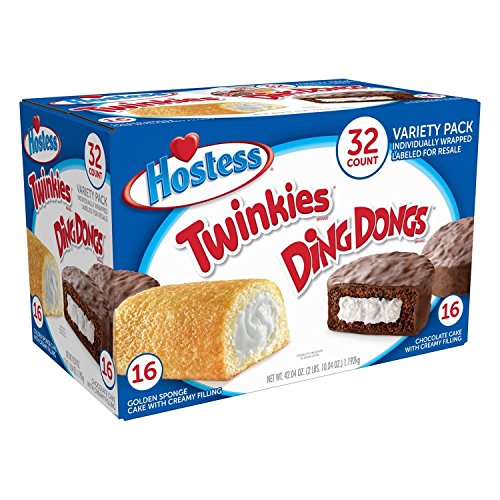 Hostess Twinkies &Amp; Ding Dongs 16 Twinkies &Amp; 16 Ding Dongs, Ind