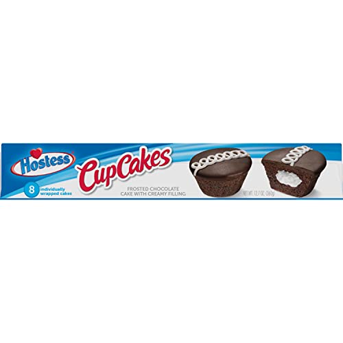 Hostess Brands Hostess Cup Cake Multi Pack, Choc, 8 Count Of 1.5
