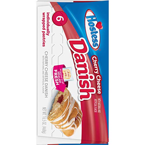 Hostess Cherry Cheese Danish | Individually Packaged | 36 Count