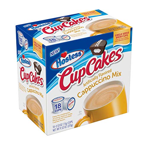 Hostess Cupcakes Flavored Cappuccino Single Serve Cups - 18 Count Hostess Cupcakes Flavored Cappuccino Single Serve Cups - 18 Count