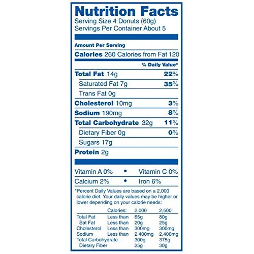 Hostess Donettes Mini Donuts, Powdered, 10.5 Ounce Pack Of 6