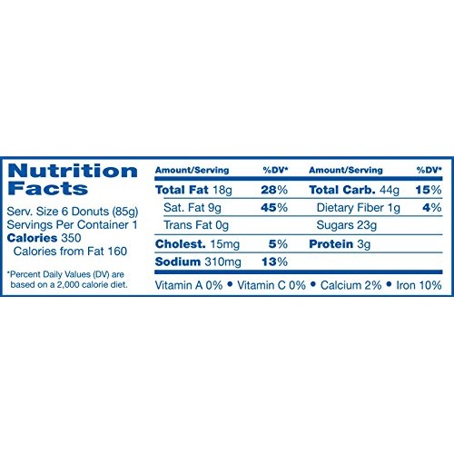 Hostess Donettes Mini Donuts, Powdered, 10 Count