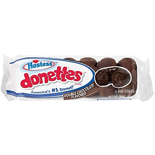 Hostess Donettes Variety Pack | Powdered, Frosted, Double Chocol