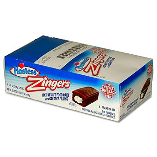Hostess, Zinger Chocolate, Count 6 3.81 Oz - Cakes &Amp; Muffins /