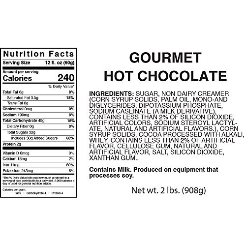 Gourmet Hot Chocolate 2 Lb Bag Hot Cocoa Mix