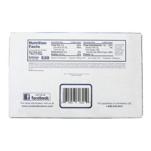 Duchess Jumbo Iced Honey Buns, 4.75 Ounces, Individually Wrapped