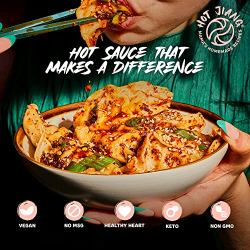 Hot Jiang Spicy Chili Crisp Oil - Hot Crispy Chili Oil For Asian...