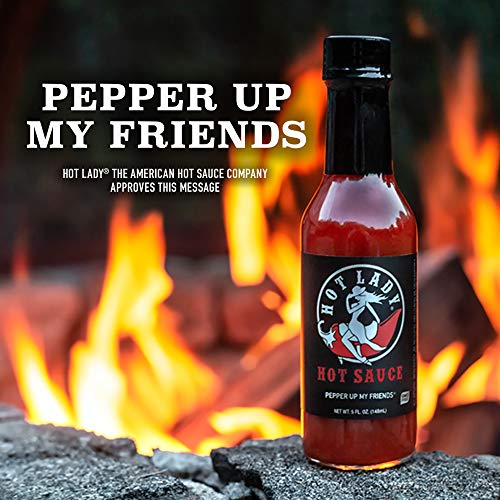 Hot Lady Hot Sauce - All Natural Gourmet Chili Sauce, Ripe Chili