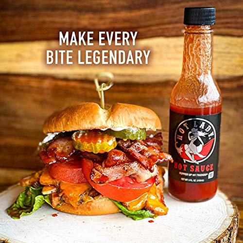 Hot Lady Hot Sauce - All Natural Gourmet Chili Sauce, Ripe Chili