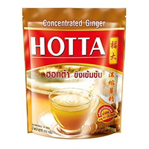Hotta Instant Ginger Drink Beverage Pure Natural Thai Ginger Pow