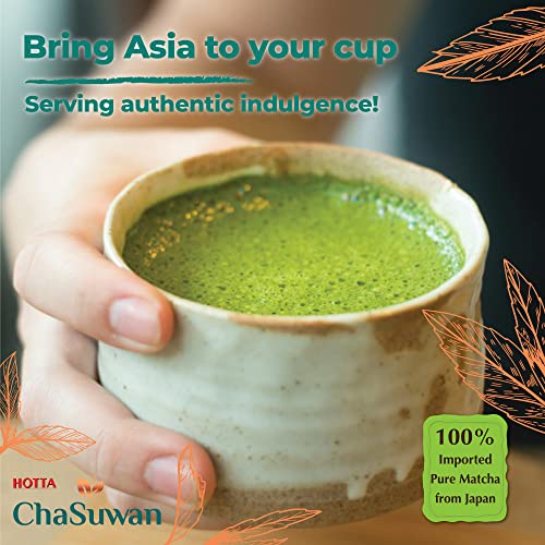 HOTTA ChaSuwan Matcha Latte Milk Tea Mix Authentic Japanese Gree...