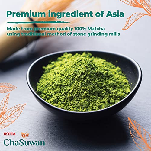 HOTTA ChaSuwan Matcha Latte Milk Tea Mix Authentic Japanese Gree...