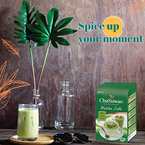 HOTTA ChaSuwan Matcha Latte Milk Tea Mix Authentic Japanese Gree...