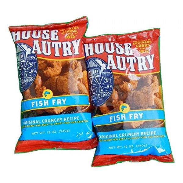 House Autry Fish Fry Breader, Original Crunchy Recipe, 12-Ounce ...
