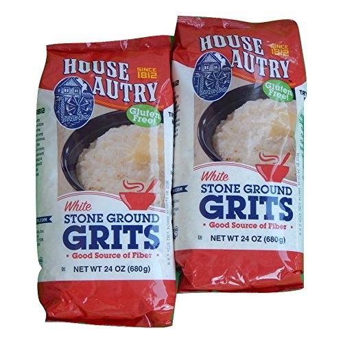 House Autry White Stone Ground Grits, Gluten-Free, 24 Oz. Pack