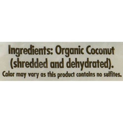 Lets Do Organic Coconut Finely Shredded Flakes Unsweetened -- 8