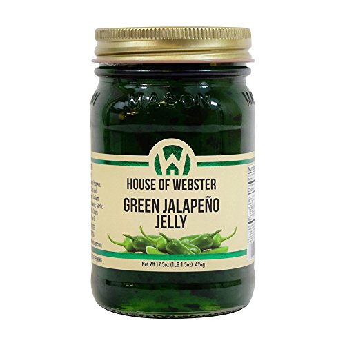 House Of Webster Green Jalapeno Pepper Jelly 17.5 Oz