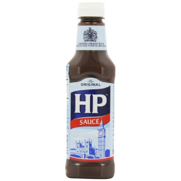 H P Sauce, 15-Ounce Plastic Bottles Pack of 4 - Expiration Dat...