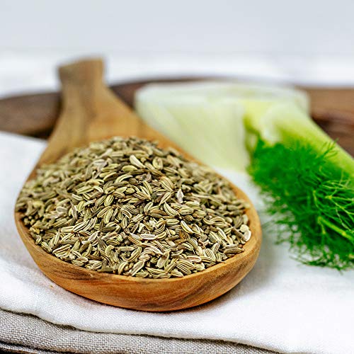 Hqoexpress | Organic Fennel Seed Whole | 14 Oz. Chef Jar