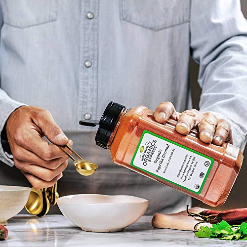 Hqoexpress | Organic Paprika | 18 Oz. Chef Jar