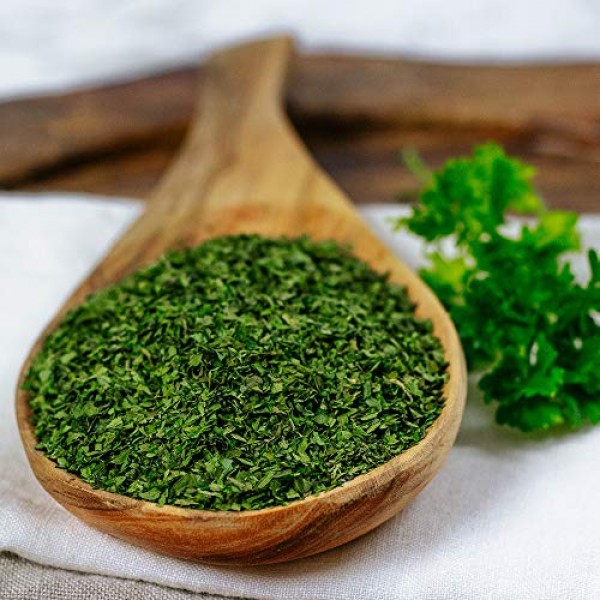 HQOExpress | Organic Parsley Leaf | 4 oz. Chef Jar